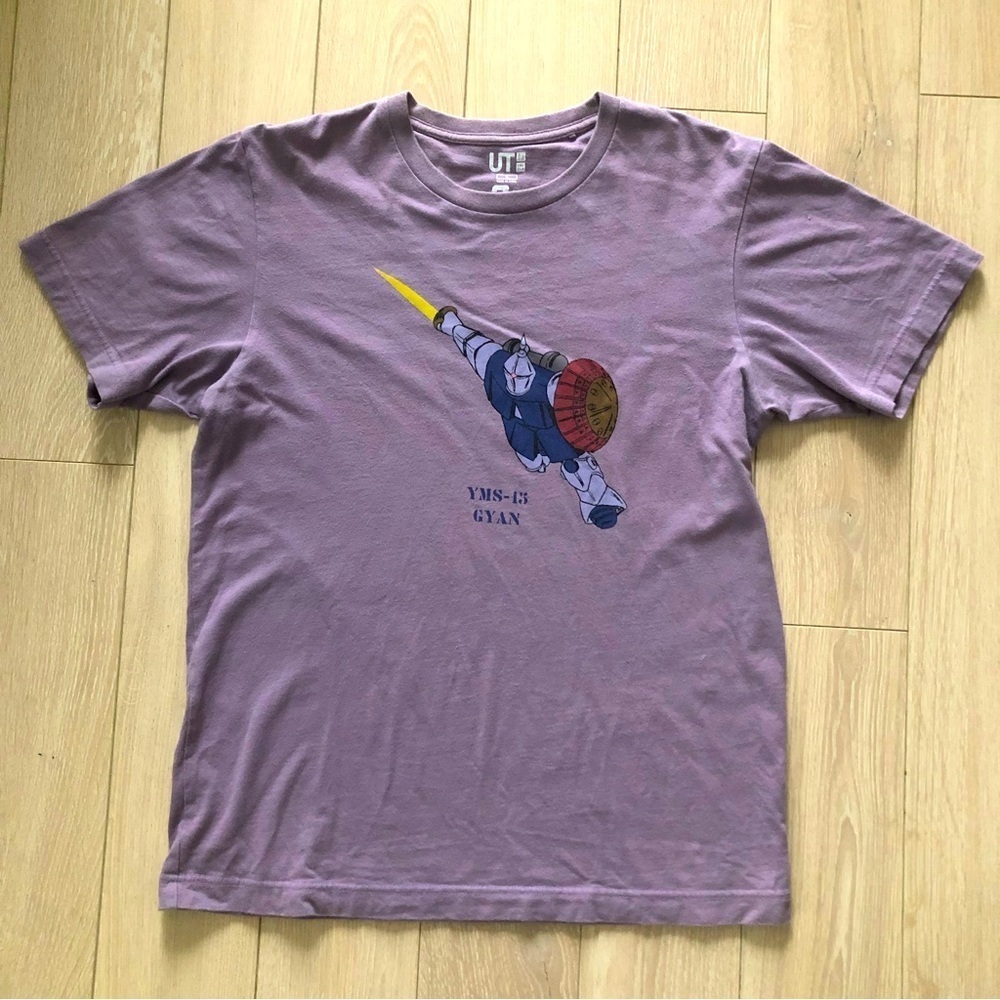 Uniqlo Purple Gundam YMS-15 GYAN T Shirt